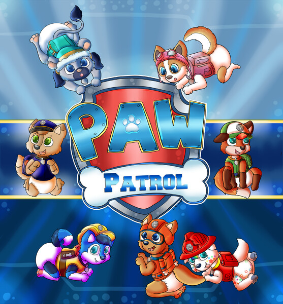 Paw Patrol is on a roll! by JayKayBaby -- Fur Affinity [dot] net
