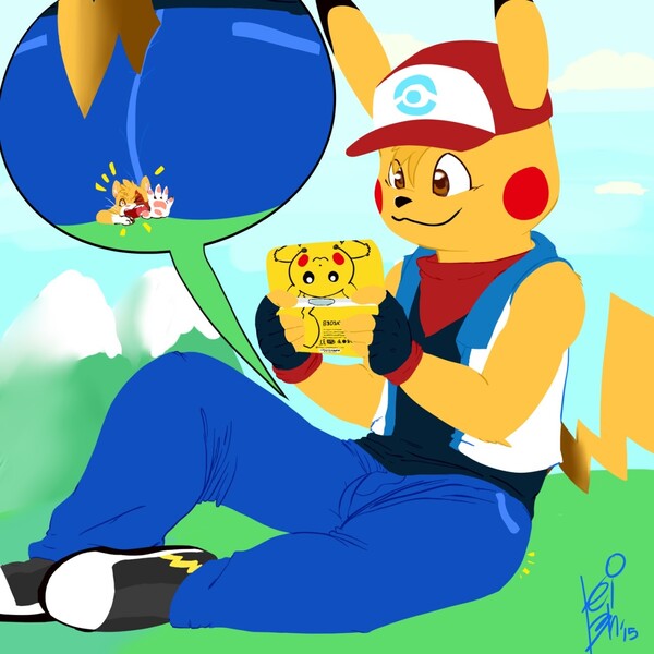 Improving Shiny Pokemon: Pikachu Family by PaintSplatter -- Fur Affinity  [dot] net