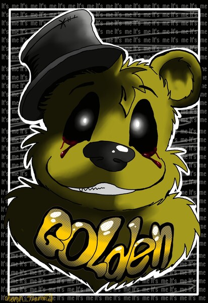 FNAF AU: Fredbear Ref by AndyHazards -- Fur Affinity [dot] net