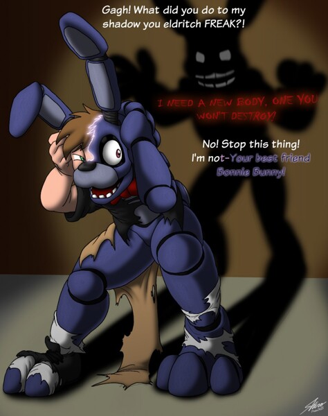 NIGHTMARE BONNIE(Mr Beast Meme) by Magikat1 -- Fur Affinity [dot] net