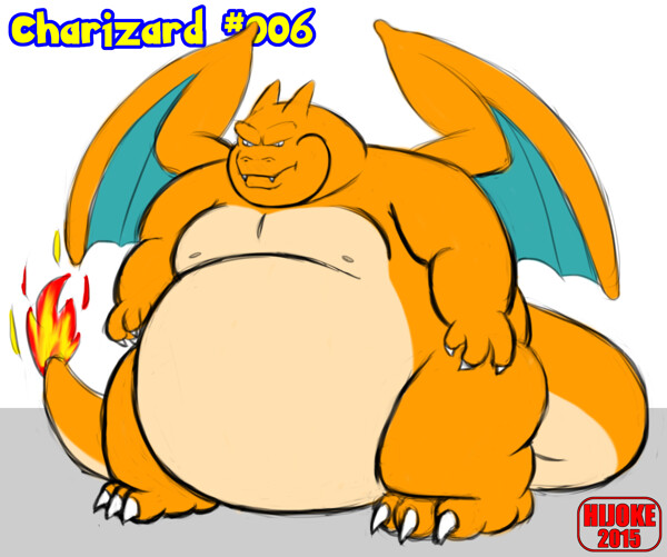 006 CHARIZARD 'Charlie' Pokédex Entry - HeartGold Version by Aruphonse --  Fur Affinity [dot] net