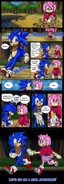 Sonic Boom :It Slipped : Page 01 by Celepom -- Fur Affinity [dot] net