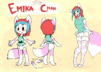 Ref sheet for EmikaChan!
