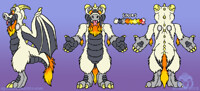 Eastern x European Plush Dragon Hybrid Character Sheet