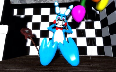 FNAF 2 - Toy Bonnie by dominobear -- Fur Affinity [dot] net