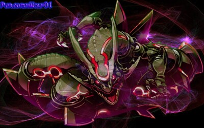 Leviathan The Shiny Rayquaza by HeartWolfdragon -- Fur Affinity