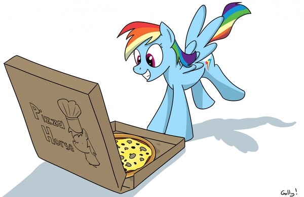 Rainbow Dash Eats Pancakes (Animation Preview) by AnScathMarcach