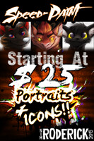 NOW STREAMING $25 portraits/icons!
