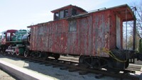 Pierre Marquette Wooden Caboose