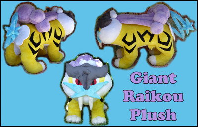 Shiny Raikou Custom Plush by Nazegoreng -- Fur Affinity [dot] net