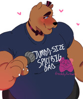 jumbo size spicy big dad fred