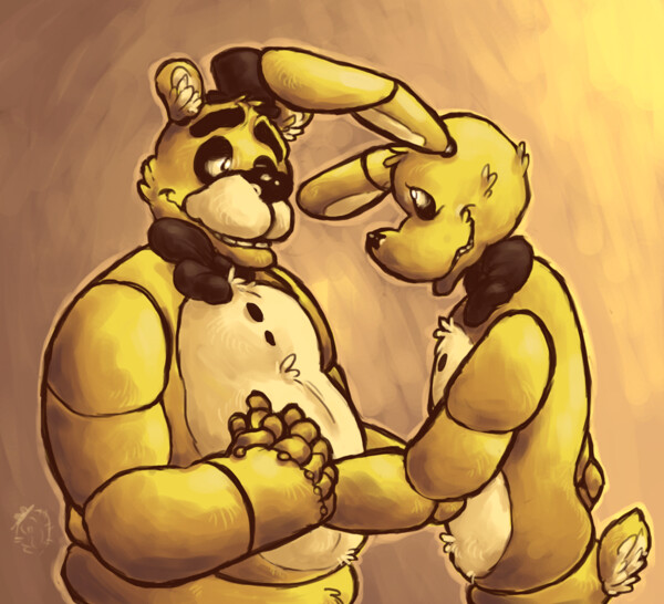 FNaF - Cartoon Springtrap by InsanySage -- Fur Affinity [dot] net