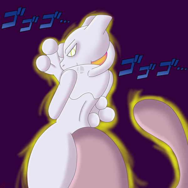 Pokemon - Mew and Mewtwo with 2 poses