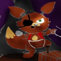 Foxina the 5yr old Pirate Fox Girl Animatron (Gift Art)