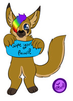Wipe your paws!