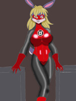 Leena Bunny Red Lantern cosplay