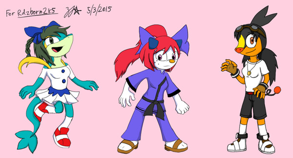 Unova Starters by SweetNSourStuff -- Fur Affinity [dot] net