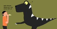 Sid using a raptor's vocal chamber