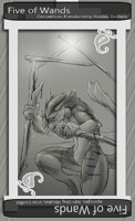 Ryaht, Tarot: Five of Wands