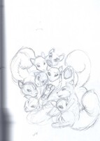 Squirrels are good for work in progress artist unknown
