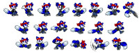 Mighty The Armadillo sprites by zackthefox -- Fur Affinity [dot] net