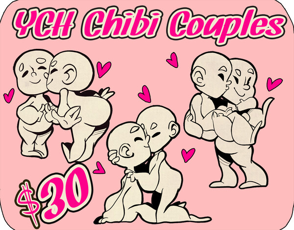 YCH chibi couple - YCH.Commishes