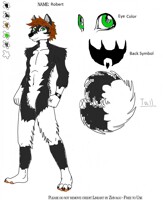 My fursona: Robert the husky