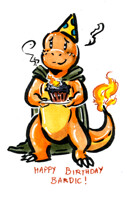 [patreon rewards] birthday shamander