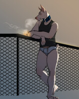 What are you doing outside in your undies?? [C]