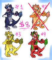 $8 FRUIT THEMED YEEN DRAGONS