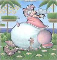 Fat Heavy Bottom Amy Rose Sits On Texas Weasil