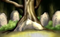 Standing Stones on the Isle of Maranaga (color)