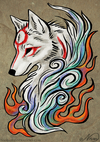 Amaterasu from Okami by Ada at Permanent Impressions Ink in Las Vegas. One  of my dream tattoos!! : r/tattoos
