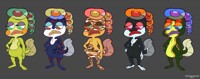 Tadpole Girl Concept Sheet