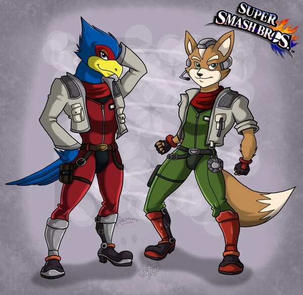 fox and falco plush