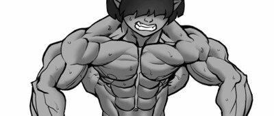 Muscle growth animation of Hikaru by Rio_dEyez by BrawnAnimations -- Fur  Affinity [dot] net