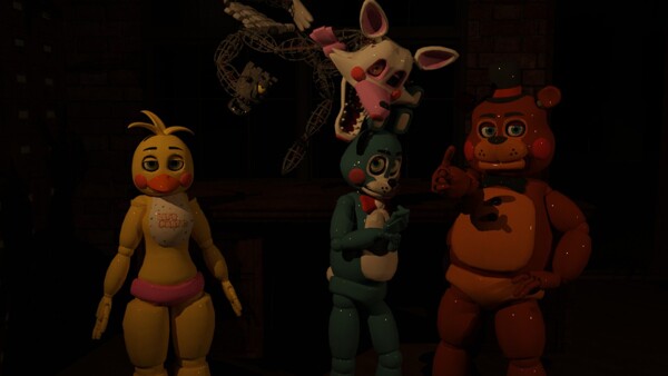 fnaf 2 gang by Blushing_Cactus -- Fur Affinity [dot] net