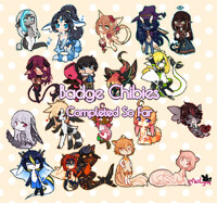 Badge Chibies completed so far