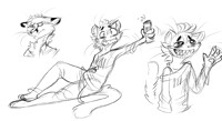 Monster Kitty and Mr. Fluffy Fox