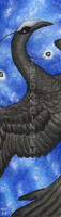 night bird bookmark