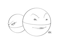 Voltorb and Electrode by temary44 on DeviantArt