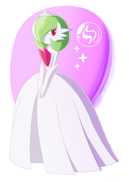 Shiny Mega-Gardevoir by ice-jj -- Fur Affinity [dot] net