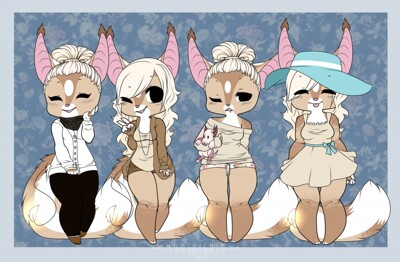 WW's Clothing Pack for Waitress Chibi Base by WeeverWolf -- Fur