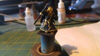 WIP - Dragonborn miniature  part 3
