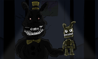 Nightmare from FNAF 4 by fiszi -- Fur Affinity [dot] net