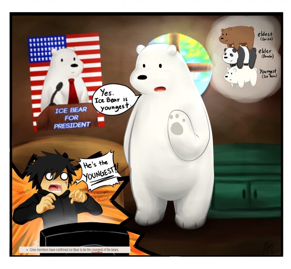 endr on X: face reveal! (yes i am ice bear!)  / X