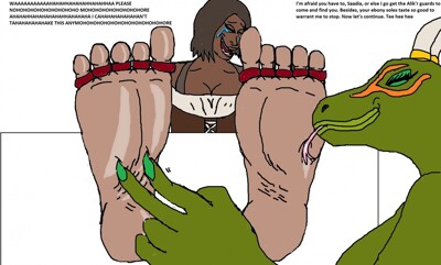 Esmeralda's dirty feet. alexiaNBC. 