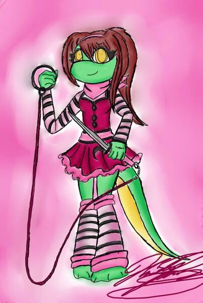 TMNT: Mona Lisa by xxvixen-of-the-Moonlightxx -- Fur
