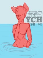 Shy Water Pose YCH