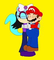 Mario And Pally's First Kiss